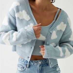 Small Pacsun LA Hearts heartbreaker cardigan